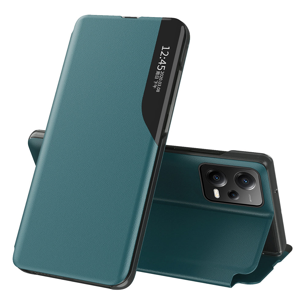 For Xiaomi Poco X5 5G Redmi Note 12 5G (Global) (India) (China) PU Leather Phone Stand Case Side View Window Phone Cover For Xiaomi Poco X5 5G Redmi Note 12 5G (Global) (India) (China) PU Leather Phone Stand Case Side View Window Phone Cover